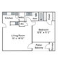 1 Bed 1 Bath