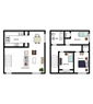 3 Bed 1 Bath