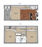 Two Bedroom Townhome Upgraded - River View
