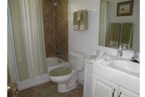 Tiled Shower and Bathroom