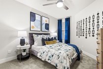 Longleaf at St. Johns Apartments | St. Johns, FL | Bedroom with Ceiling Fan