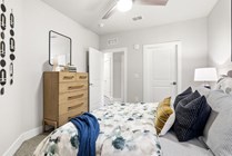 Longleaf at St. Johns Apartments | St. Johns, FL | Bedroom with Ceiling Fan