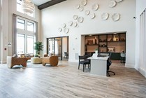Experience the welcoming and stylish atmosphere of our contemporary lobby.