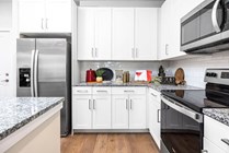 Kitchen Island and Tile Backsplash |The Station at San Marco| Jacksonville, FL